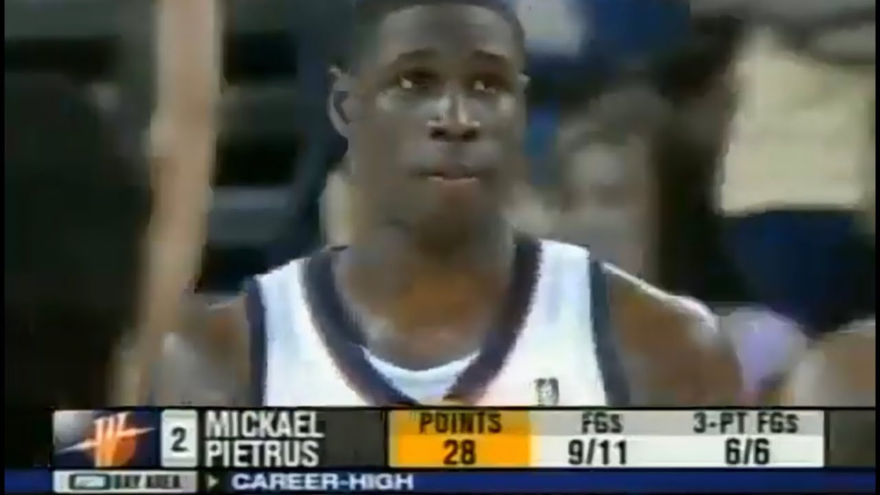 Mickael Pietrus CAREER HIGH 28pts (9/11 FG, 6/6 3PT) vs Suns (2005 ...