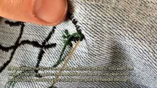 Embroider a Floral Letter on Clothing - DIY Style - Guidecentral screenshot 5