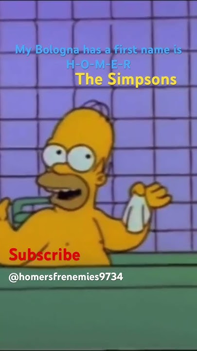 My Bologna Has A First Name Lyrics The Simpsons “My bologna has a first name” - YouTube