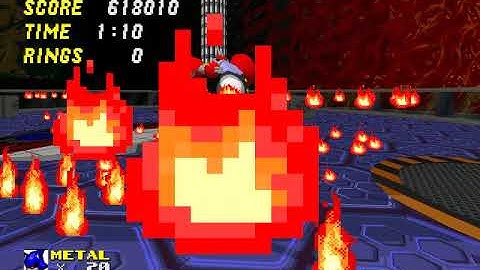 Sonic Robo Blast 2 - Black Core Zone Act 3 + Good Ending (as Metal Sonic)