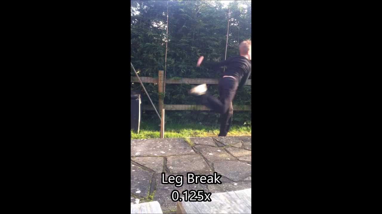 Leg spin bowling action YouTube