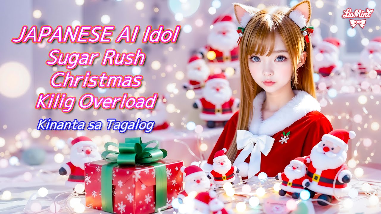 Kinanta sa Tagalog! 🇵🇭 Japanese AI Idol MV - Sugar Rush Christmas