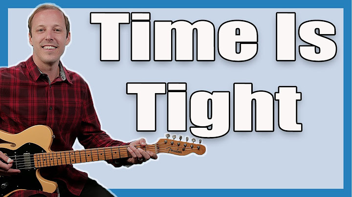 Time Is Tight Guitar version - Guitar performance video thumbnail