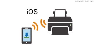 iOS: Connecting the printer and a smartphone via Wi-Fi