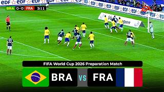 BRAZIL vs FRANCE | FIFA World Cup 2026 | WC 26 | Preparation Match | EA Sports FIFA23 Gameplay
