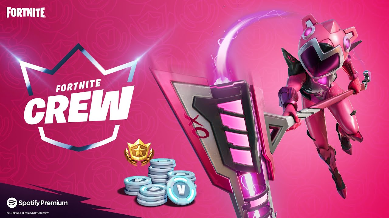TRAILER: New Fortnite Crew Pack – Mecha Cuddle Master 1 YouTube player