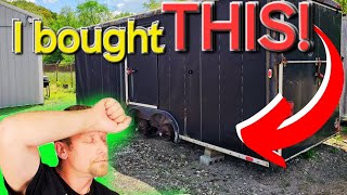 I bought STORAGE TRAILER & found THIS! ~ I can't believe Owner abandoned Storage Unit!