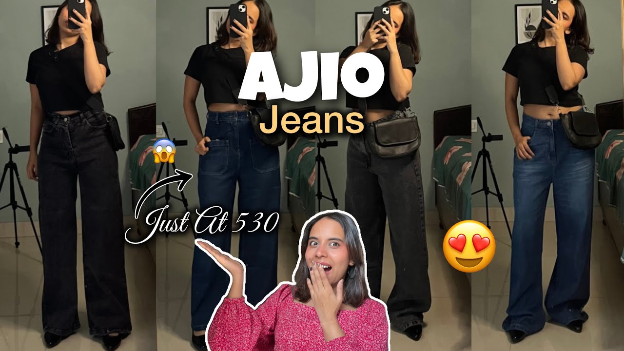 HUGE Ajio Jeans Haul Under ₹499 | Best Affordable Denim for Women