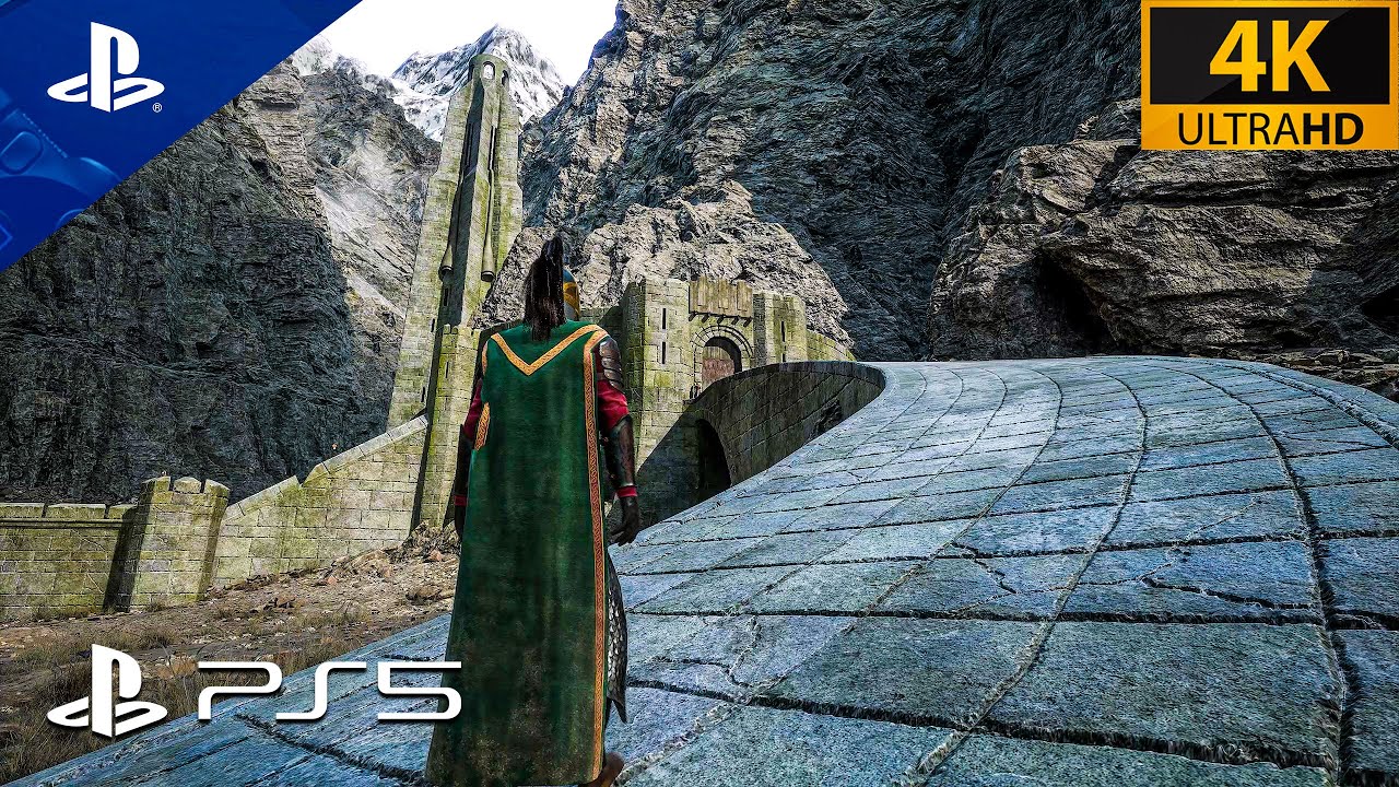 Властелин колец на Unreal Engine 5 | Эксклюзивный игровой процесс «Властелина колец» | (4K 60FPS ...