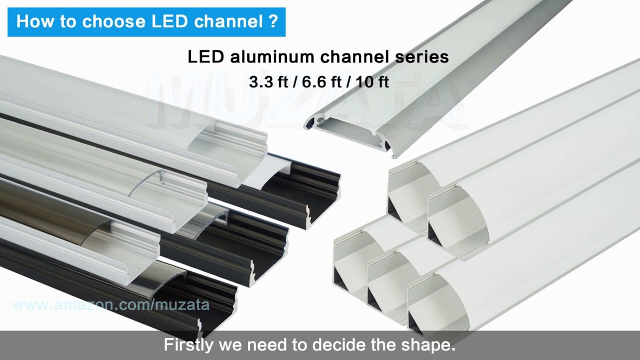 Flush-Mount Channels for LED Tape Lighting - Lee Valley Tools