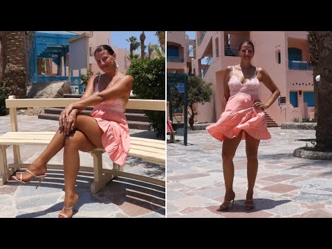 SHORT DRESS, STOCKINGS and HIGH HEELS   Summer Look | Kats little world