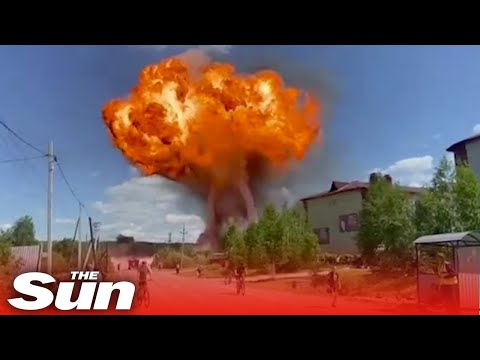 HUGE gas explosion mysteriously triggered in Russia