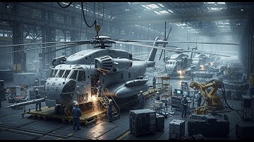 Inside the CH-53K King Stallion Factory: Building the World’s Most Powerful Military Helicopter