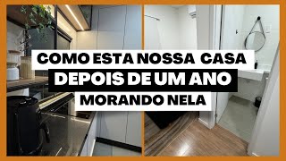 Como está nossa casa depois de um ano!              #casanova#tour#voltei#dicasdolar