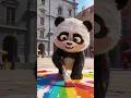 Cute Little Panda found a magic brush..🖌️🎨