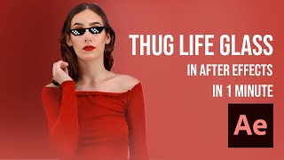 Thug life glass in Aftereffects. screenshot 4