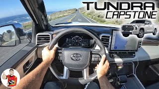 The 2022 Toyota Tundra Capstone is a $75K Lexus Pickup (POV First Drive)
