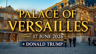 4K Palace of Versailles : 17 June 2026 / Donald Trump / The White House / Château de Versailles 