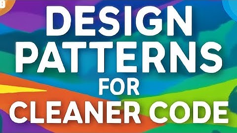 ✨ Design Patterns for Clean Code | #designprinciples #creationaldesignpattern | 2025