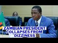 Zambian President Collapses From Dizziness During Televised Ceremony