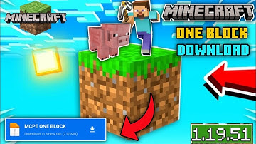 One Block In Minecraft Pe [1.18/1.19] - 100% Working! | Minecraft One Block Survival Map 1.18/1.19 !