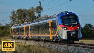 Train Alstom ETR 104.001 Trenitalia Pop VUZ Velim test track Czech Republic 8.9.2018 (4K)