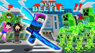 BLUE BEETLE in Minecraft | NAWASAK ANG OMO CITY DAHIL SA MATINDING LABAN (NAKAKATAWA TO PROMISE) 🤣🤣🤣