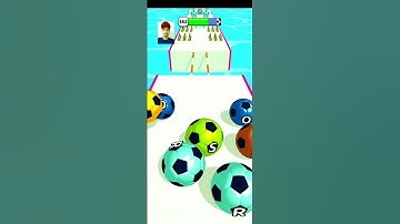 🔠AZ Run - 2048 ABC Runner (Level-182) Max Level || Relaxing ASMR Puzzle Ball Runner Game #shorts