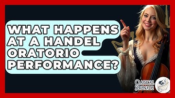 What Happens At A Handel Oratorio Performance? - Classical Serenade