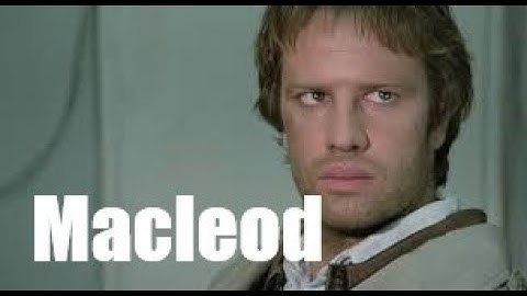 Connor Macleod // There can be only one