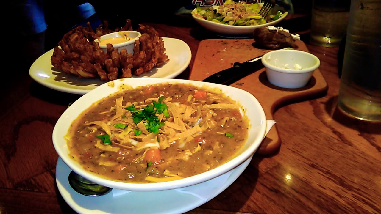 Outback Steakhouse soups and salads ! YouTube