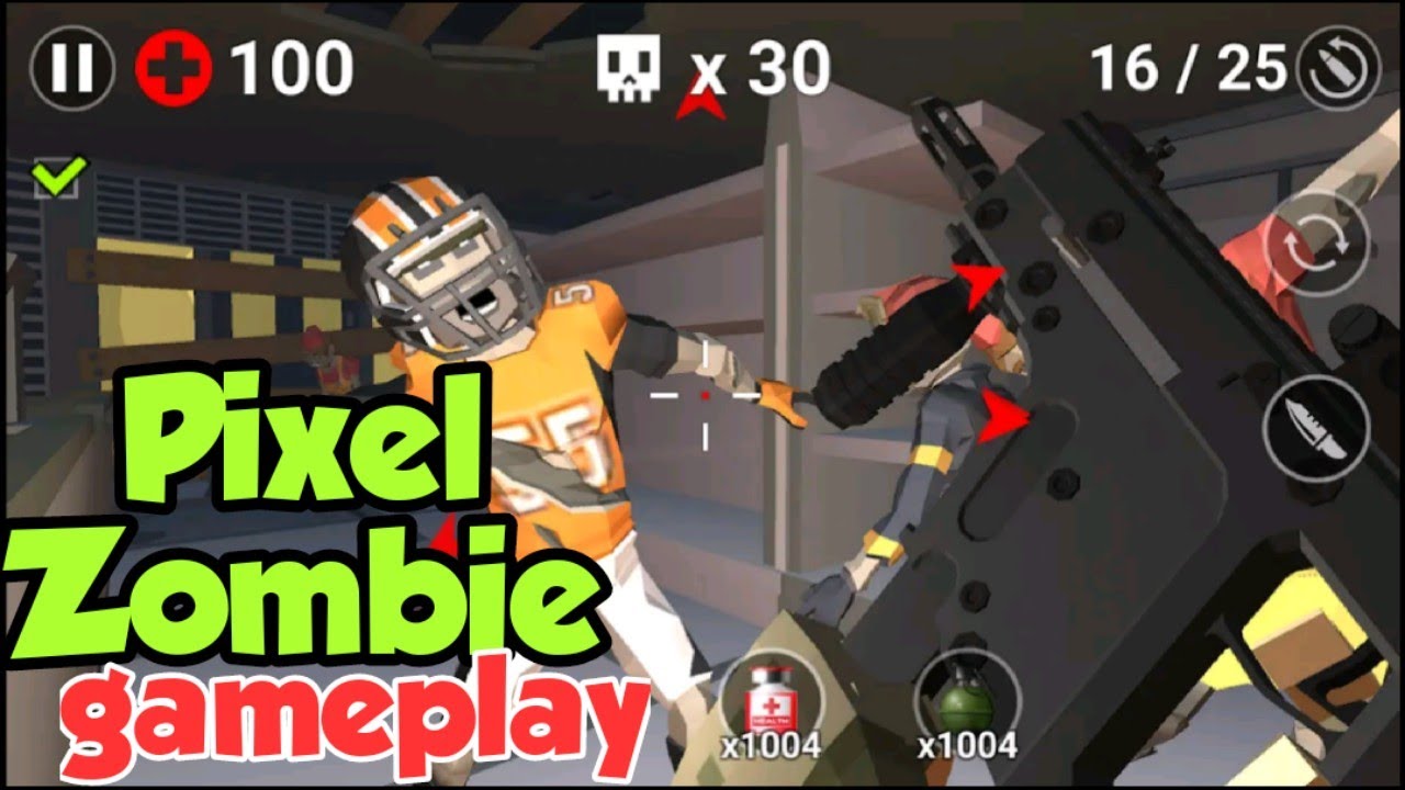 Pixel Zombie || Gameplay Walkthrough ||