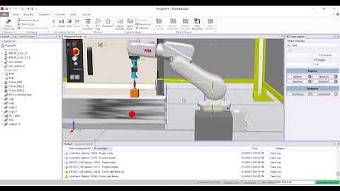 RobotStudio MultiRobot Pick and Place Simulation Project