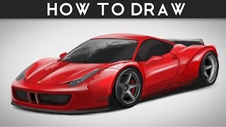 Just a quick sketch of ferrari 458 italia libertywalk lb edition.
thought i would do something other than the original car! :) visit and
like for upcoming ...