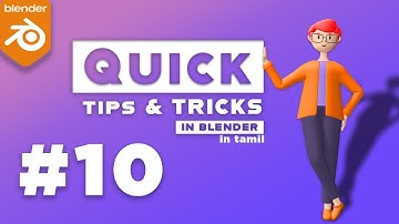 Blender Tamil Tutorial | Tips & Tricks |To Speed up modelling | 2.93.2 | in தமிழ் | Must watch |BM👍🏻