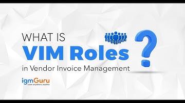 What is VIM Roles | Vendor Invoice Management Tutorial | VIM Training [Updated 2025] - igmGuru