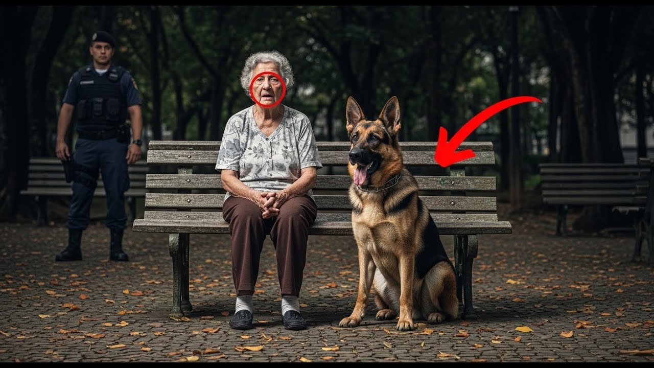 O Pastor Alemão Se Recusou a Deixar a Idosa Sozinha no Parque — Havia Um Motivo Silencioso