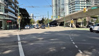 Interesting Split Phase Intersection - SW Marine Dr at Cambie St (Vancouver)