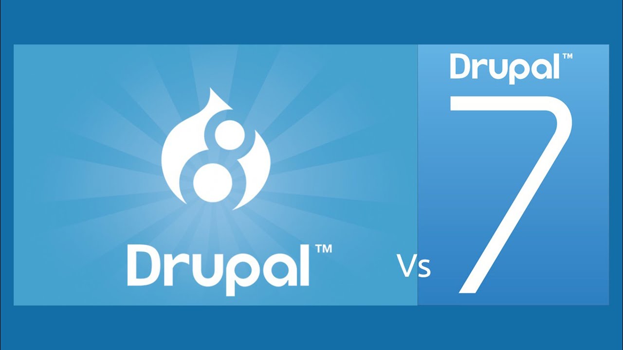 Drupal 8 VS. Drupal 7 - So sánh cấu trúc files và database - YouTube