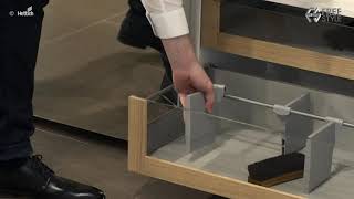Техника для мебели в прихожей Hettich раздвижные двери + выдвижные ящики Техника для мебели в прихожей Hettich раздвижные двери + выдвижные ящики