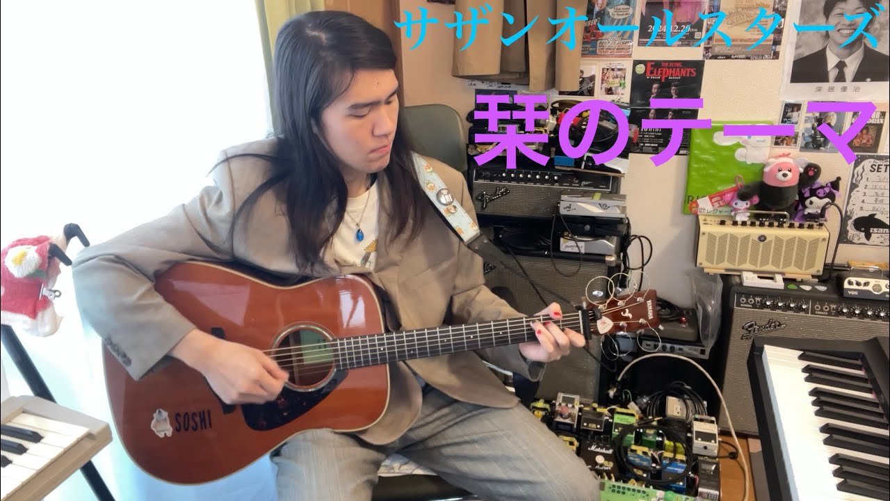 サザンオールスターズ 栞のテーマ 弾き語り(cover)