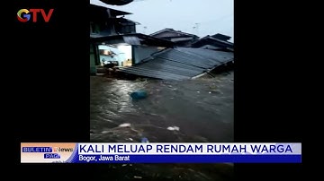 Hujan Melanda Kota Bogor, Sejumlah Rumah Rusak Diterjang Deras Arus Air #BuletiniNewsPagi 13/09
