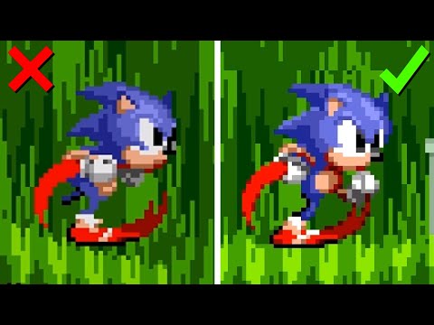 An Amazing Sonic Sprites in Sonic 1 ~ 4L1N's Sonic ~ Sonic Forever mods ~  Gameplay 