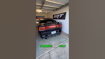 Rear diffuser install on my 2013 Dodge Charger SRT8. #dodge #charger #srt #mopar #diffuser #392