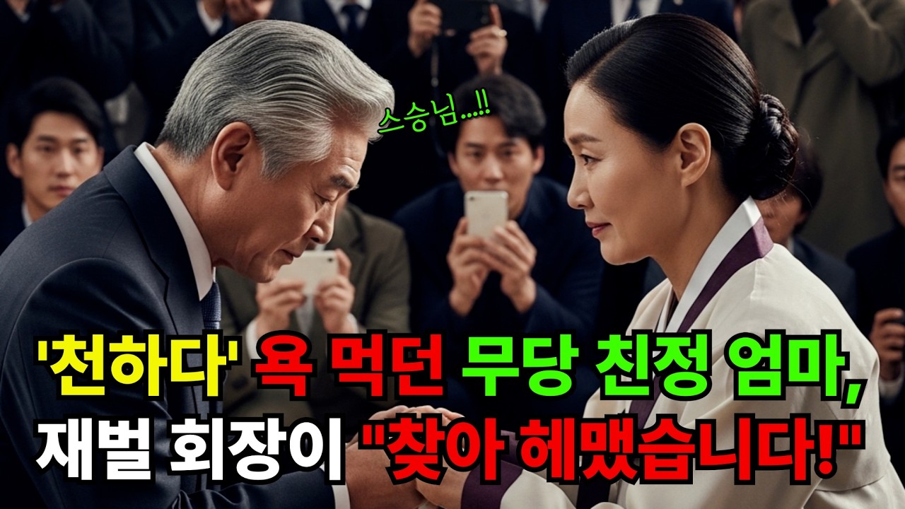 [무당썰] 무당 친정 엄마 '더럽고 천하다' 며 멸시하던 시댁 앞에서, 재벌 회장이 