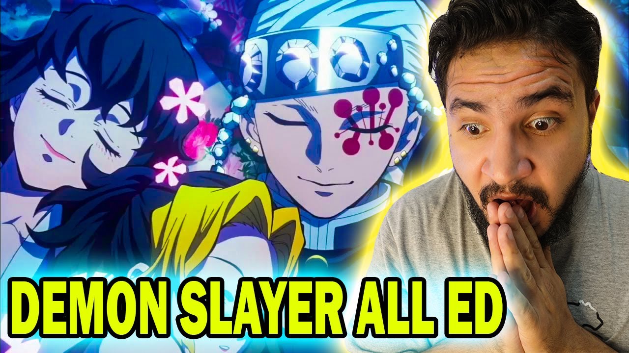 demon slayer all ending reaction - YouTube