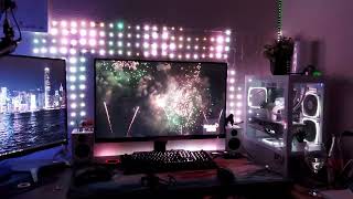 SignalRGB Desk Setup with Twinkly lights - no audio because DMCA sucks