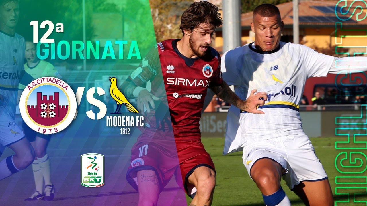 Highlights Serie BKT: Modena - Cittadella 1-1 