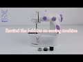 How to rewind the bobbins  kpcb mini sewing machine