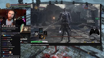 Asmongold Watches DS3 Any% Speedrun World Record [33:23] by Nemz38